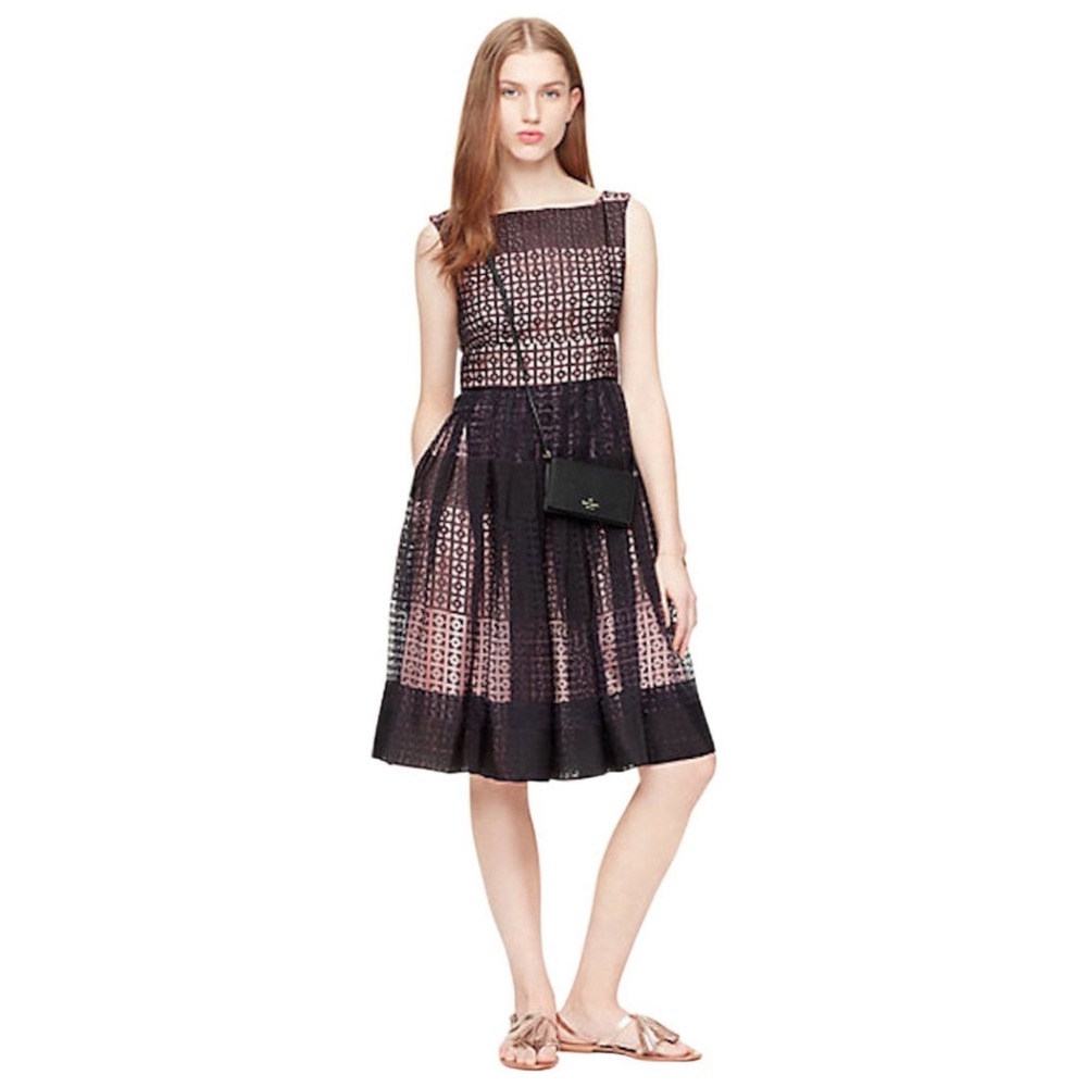 Kate Spade Geo Tile Fit‎ and Flare Dress